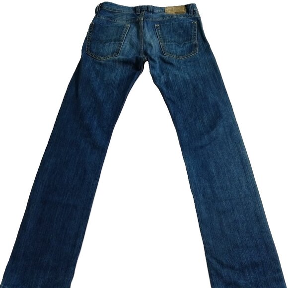 Diesel Men's Indigo Straight Jeans - Picture 2 of 16